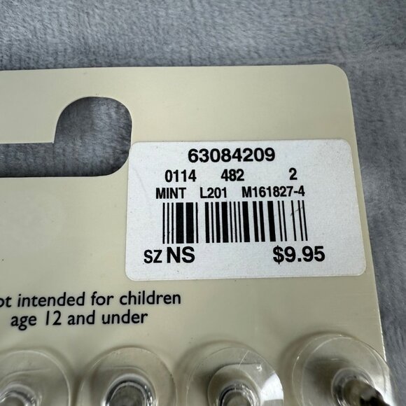 Vanity Multi-Color Stud Earrings Set Of 6 Pair Pierced Post Casual Collection - Picture 9 of 16